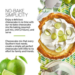 Southern Living Key Lime Cheesecake filling close-up with zest