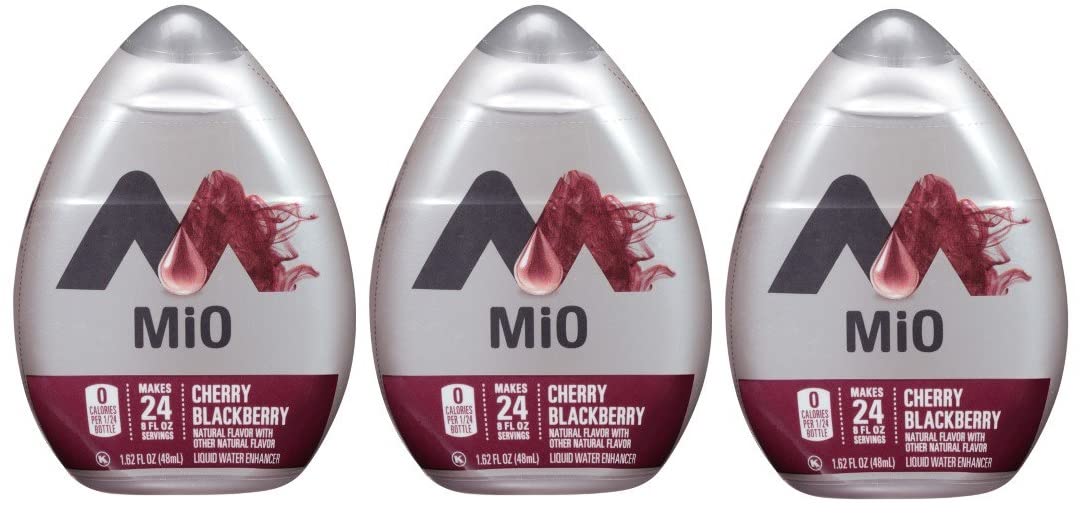 Southwind MiO Flavor Enhancer bottle in cherry blackberry boosts hydration with tasty, natural flavor.