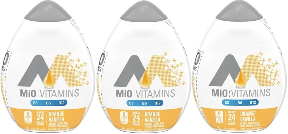 Southwind Mio orange vanilla 3-pack bottle showcases easy, flavorful hydration for activities and warm days