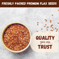 Sown and Grown bulk flax seeds, a fiber-rich pantry staple.