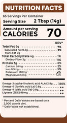 Sown and Grown flaxseed scoop for precise portions in recipes