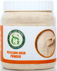 Sownandgrown psyllium husk powder bottle for baking prep and fiber-rich results.