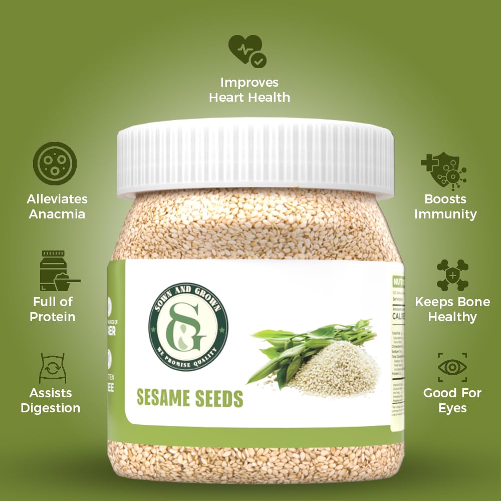 Sownandgrown white sesame seeds toasted deliver richer nutty notes
