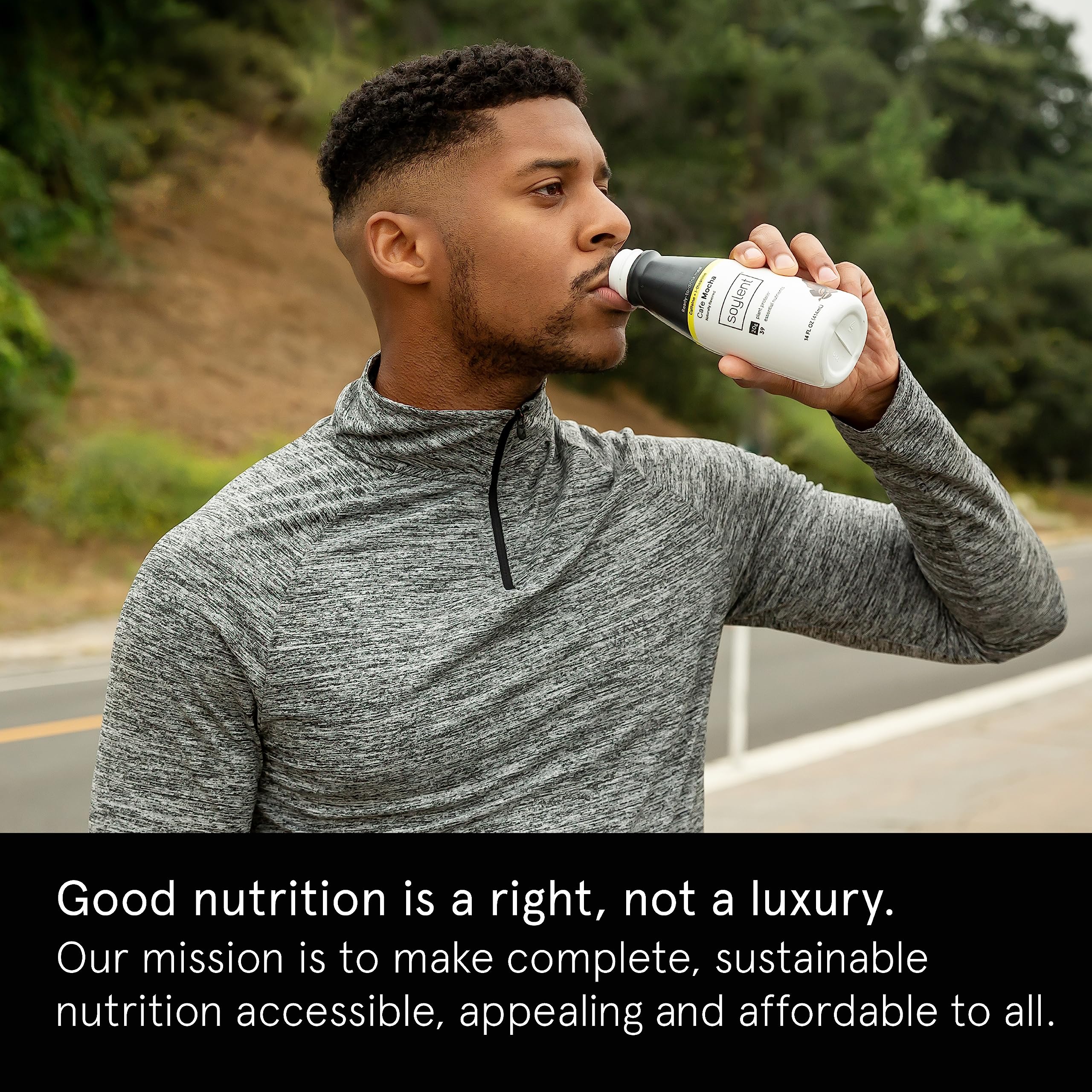 Soylent Complete Coffee Mocha nutrition facts show 1 g sugar and caffeine