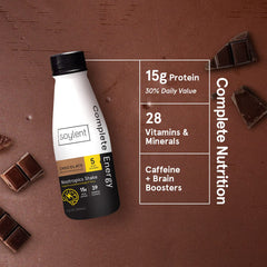 Soylent complete energy 12-pack packaging highlighting value and daily nutrition.
