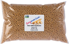 Soymerica non-GMO soybeans front package, ideal for fresh soy milk and tofu.