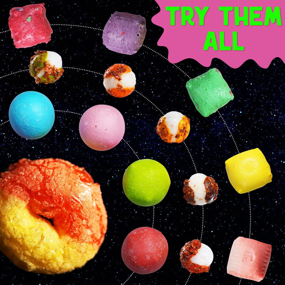 Cosmic Crunchies in a gift box, ideal for celebrations and gifting