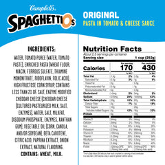 SpaghettiOs o-shaped pasta seen close, a playful option for kids.