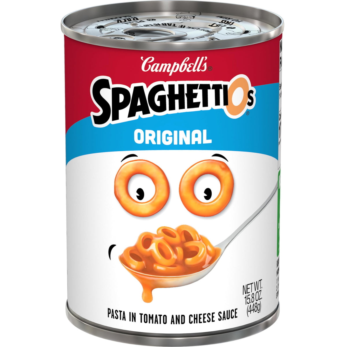 SpaghettiOs Original can front, quick family meal option