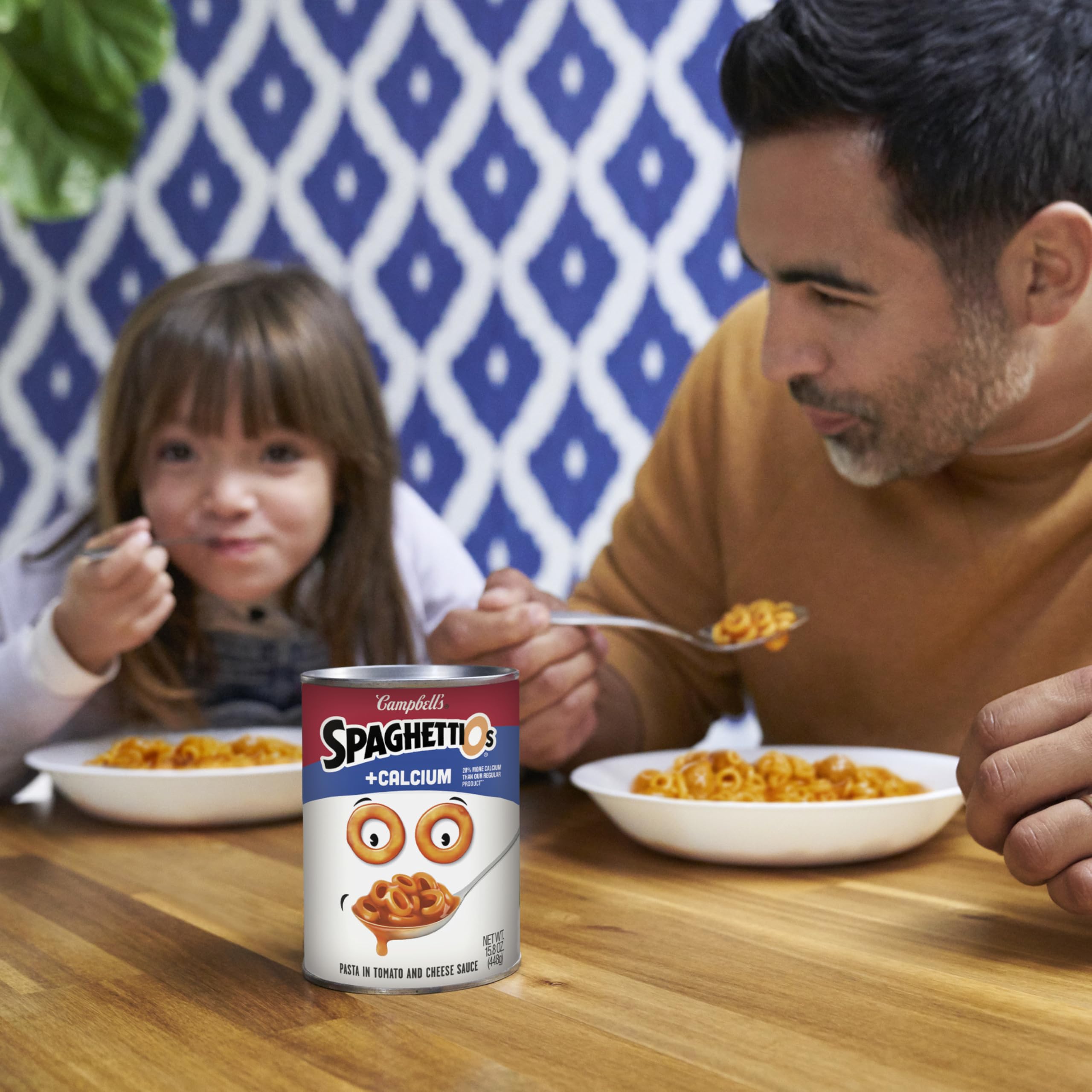 SpaghettiOs Plus Calcium microwave steps for quick prep in minutes