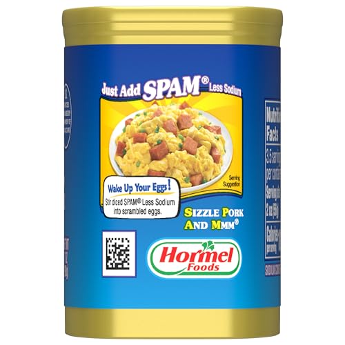 SPAM 25% Less Sodium grilled for burgers and sandwiches