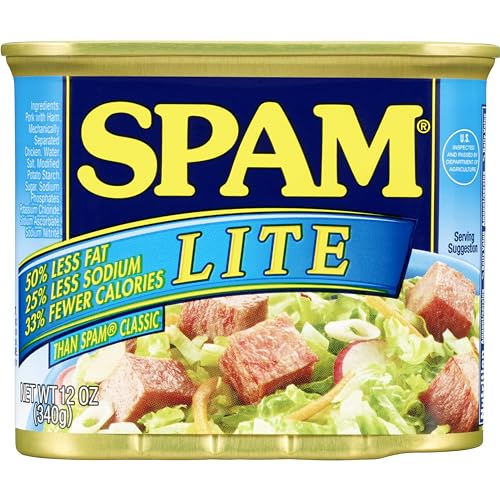 SPAM Lite slices on a burger ready to serve