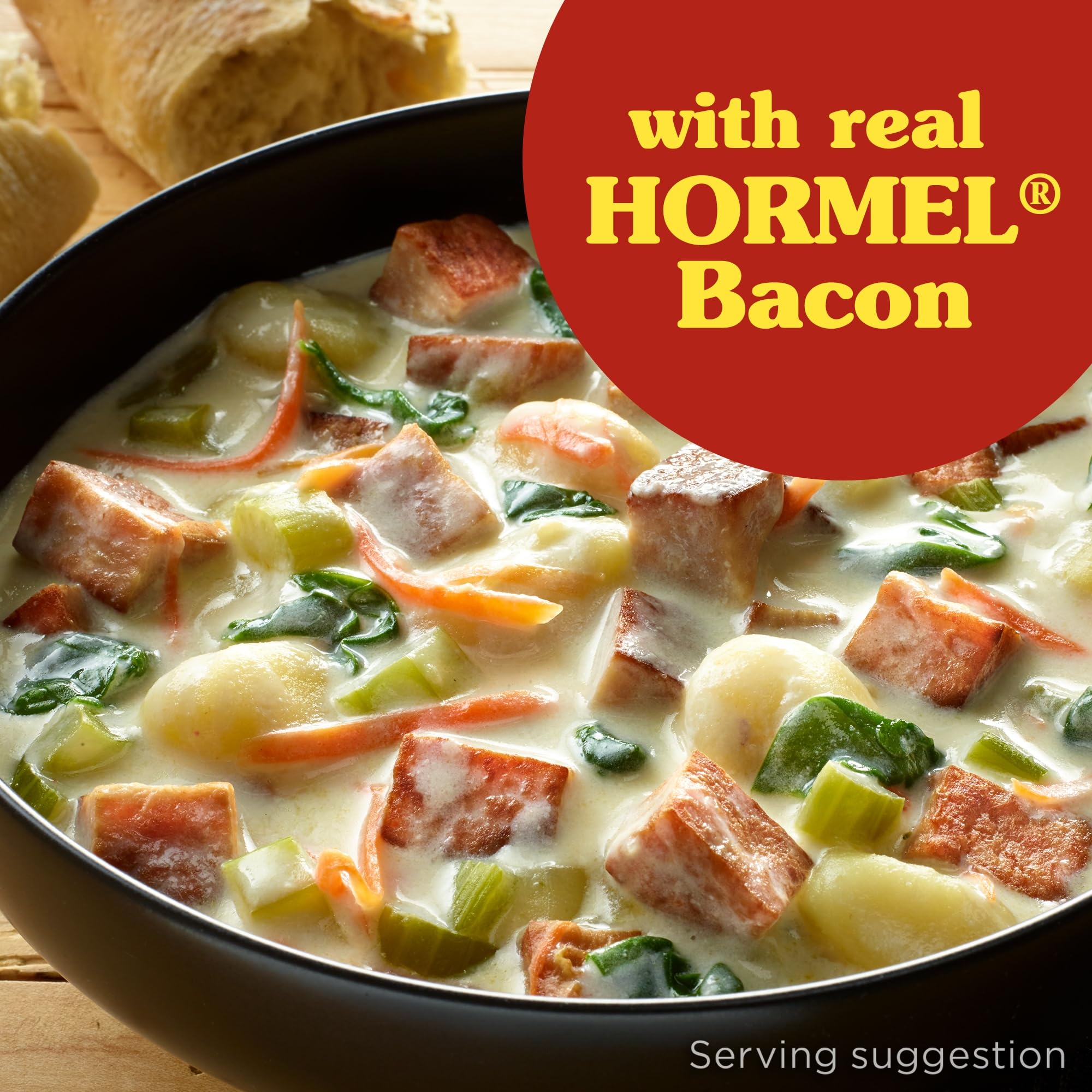 SPAM boosts macaroni and cheese with real bacon flavor.