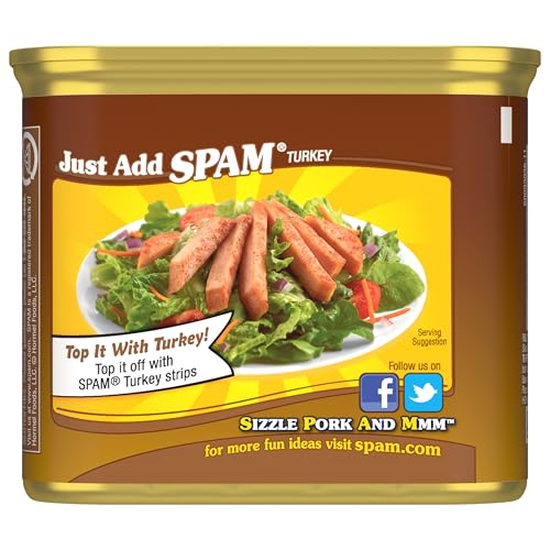SPAM Oven Roasted Turkey can complements camping meals and quick dinners.