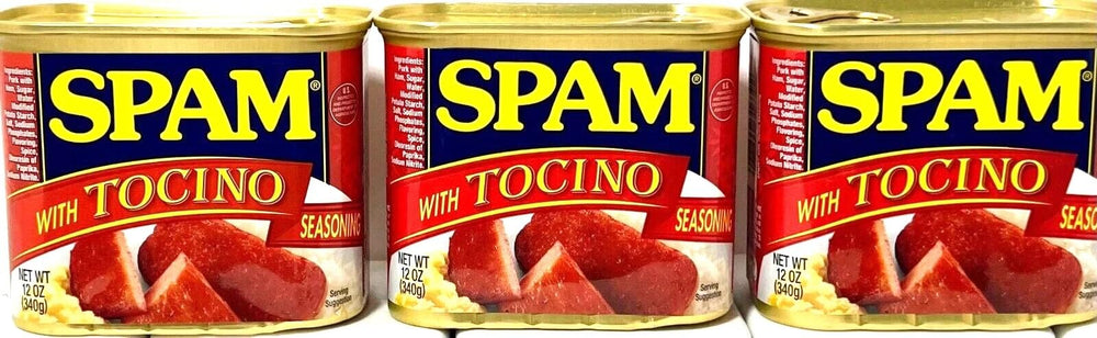 SPAM Tocino seasoning can front view, ready-to-use protein for quick meals