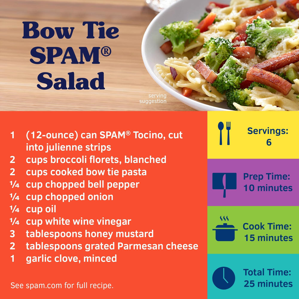 Pasta carbonara with SPAM Tocino seasoning for a smoky finish.