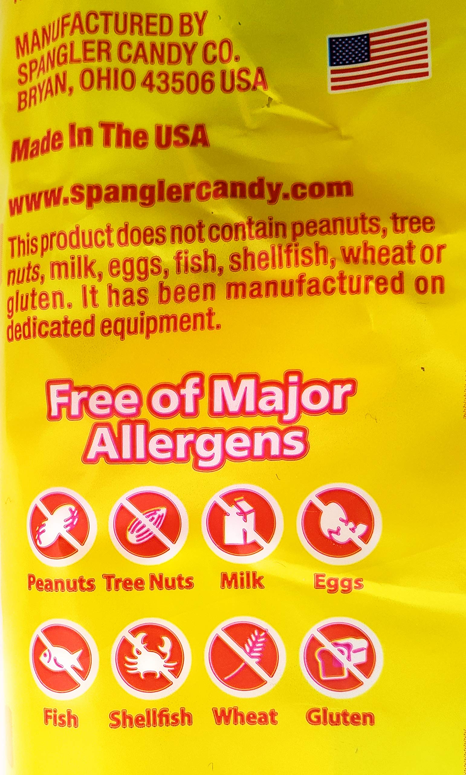 Spangler gluten-free label highlighted, appealing to allergen-conscious shoppers.