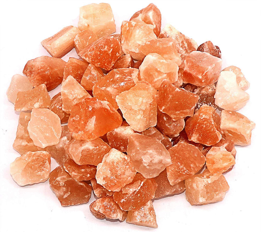 Spantik Himalayan salt chunks main image showing natural pink rock salt for decor