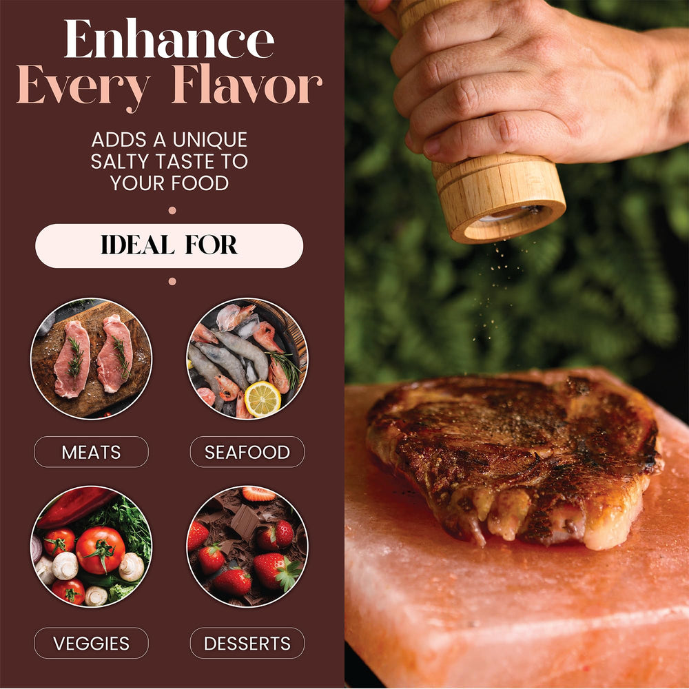 Spantik pink salt serving tray elevates presentation and temperature retention.
