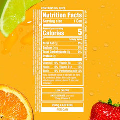 Sparkling Ice 70 mg caffeine label highlights an on-the-go energy option.