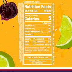 Pouring Sparkling Ice Cherry Limeade, ideal for refreshing mocktails