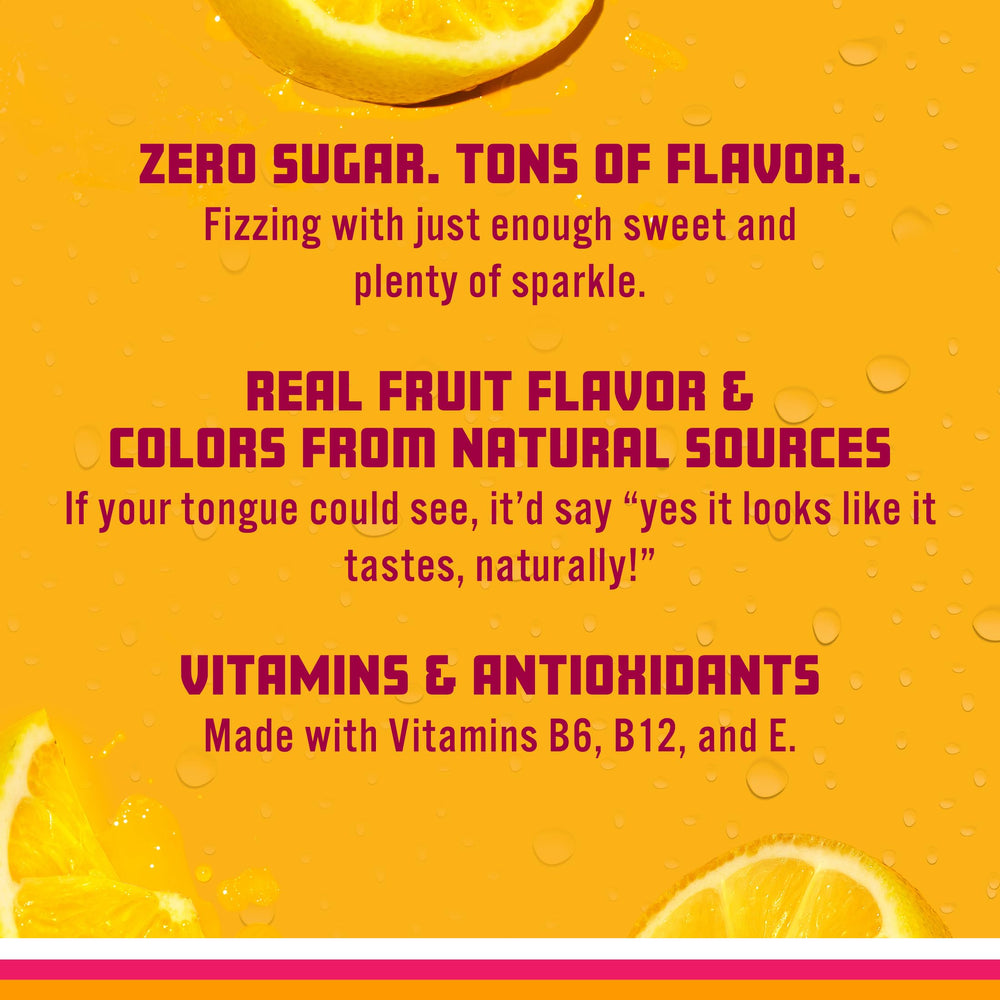 Sparkling Ice Classic Lemonade zero sugar badge indicating a low-calorie option