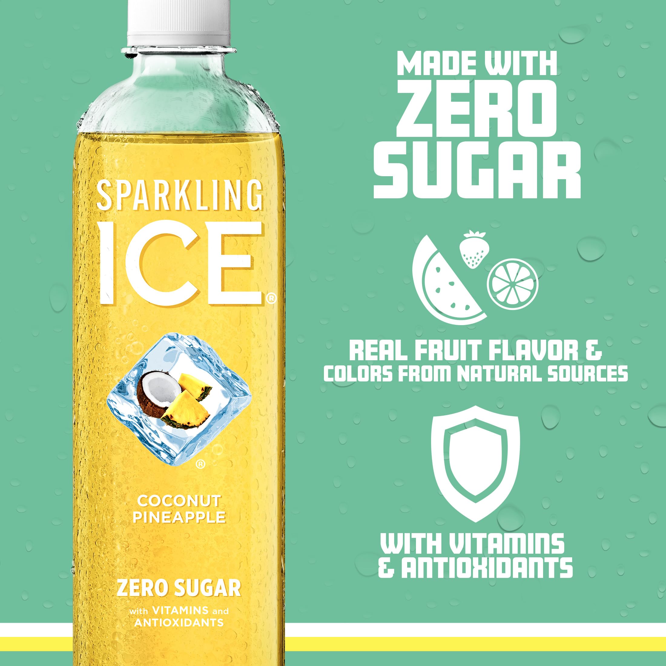Close-up of bottle label highlighting vitamins