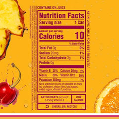 Sparkling Ice Energy Power Punch can close-up shows bold label and caffeine boost