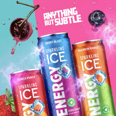 Sparkling Ice Energy Power Punch can delivers bold flavor and sustained energy.