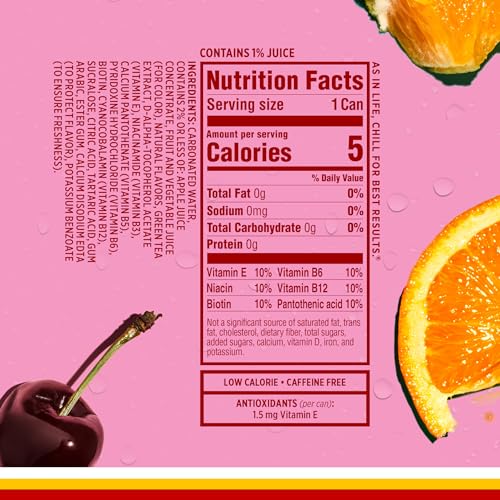 Sparkling Ice Fruit Punch 10-pack mini can display.