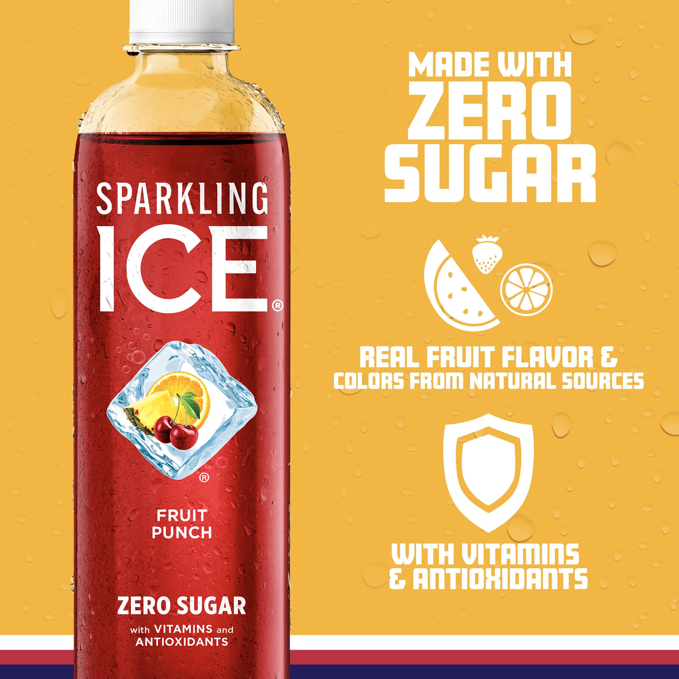 Sparkling Ice Fruit Punch pack of 12 offers low-calorie refreshment