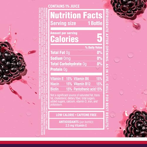 Sparkling Ice Grape Raspberry glass pour captures refreshing aroma and fizz