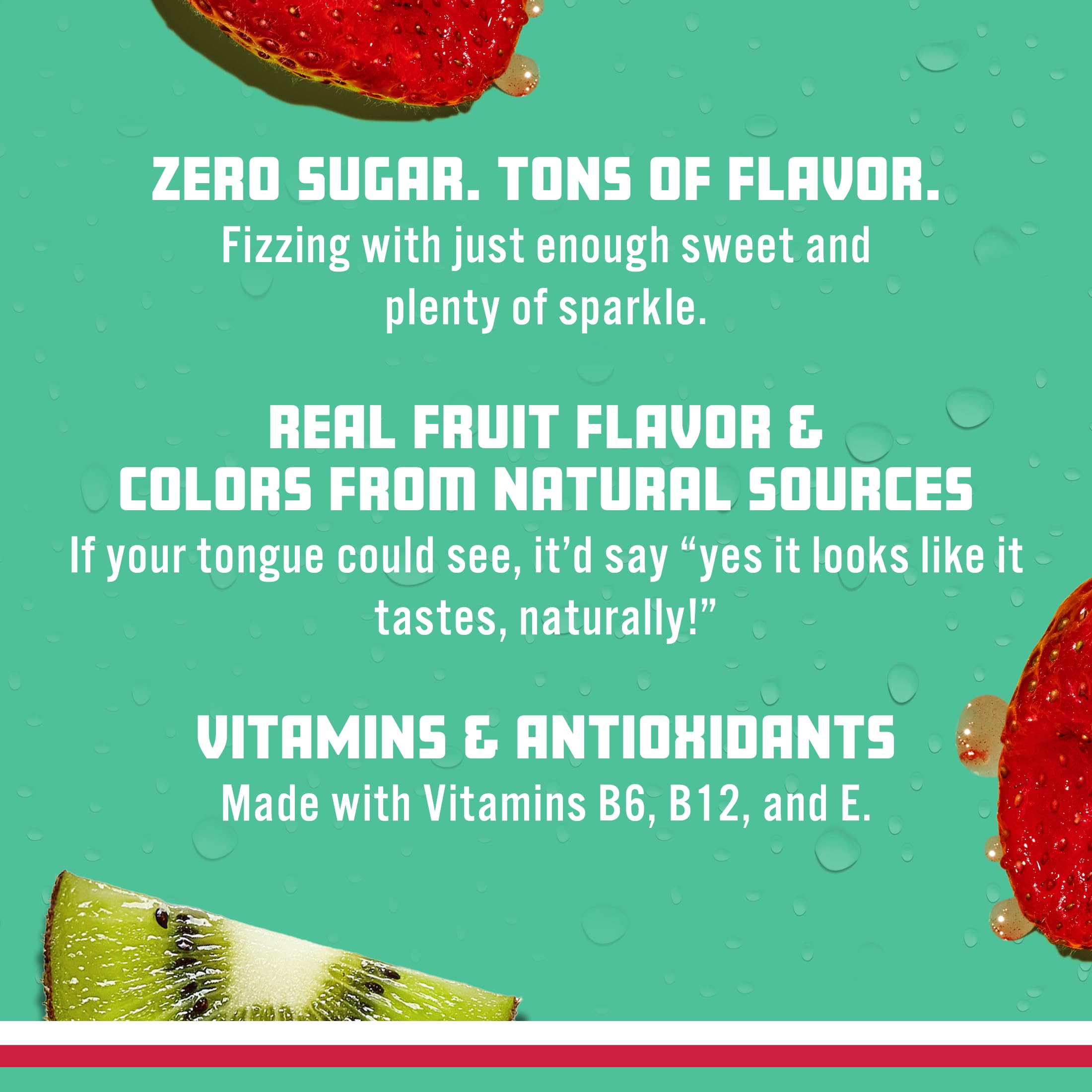 Sparkling Ice Kiwi Strawberry multi-pack of 12 bottles for easy stocking