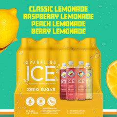 Sparkling Ice Peach Lemonade bottle with refreshing aroma