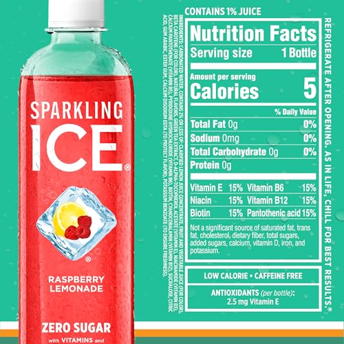 Sparkling Ice Lemonade recyclable bottle ready for reuse