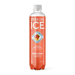 Sparkling Ice Peach Nectarine bottle front with bold zero sugar flavor.