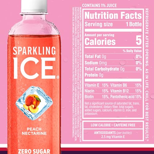 Sparkling Ice Purple Pack 17 fl oz bottle ready to sip.