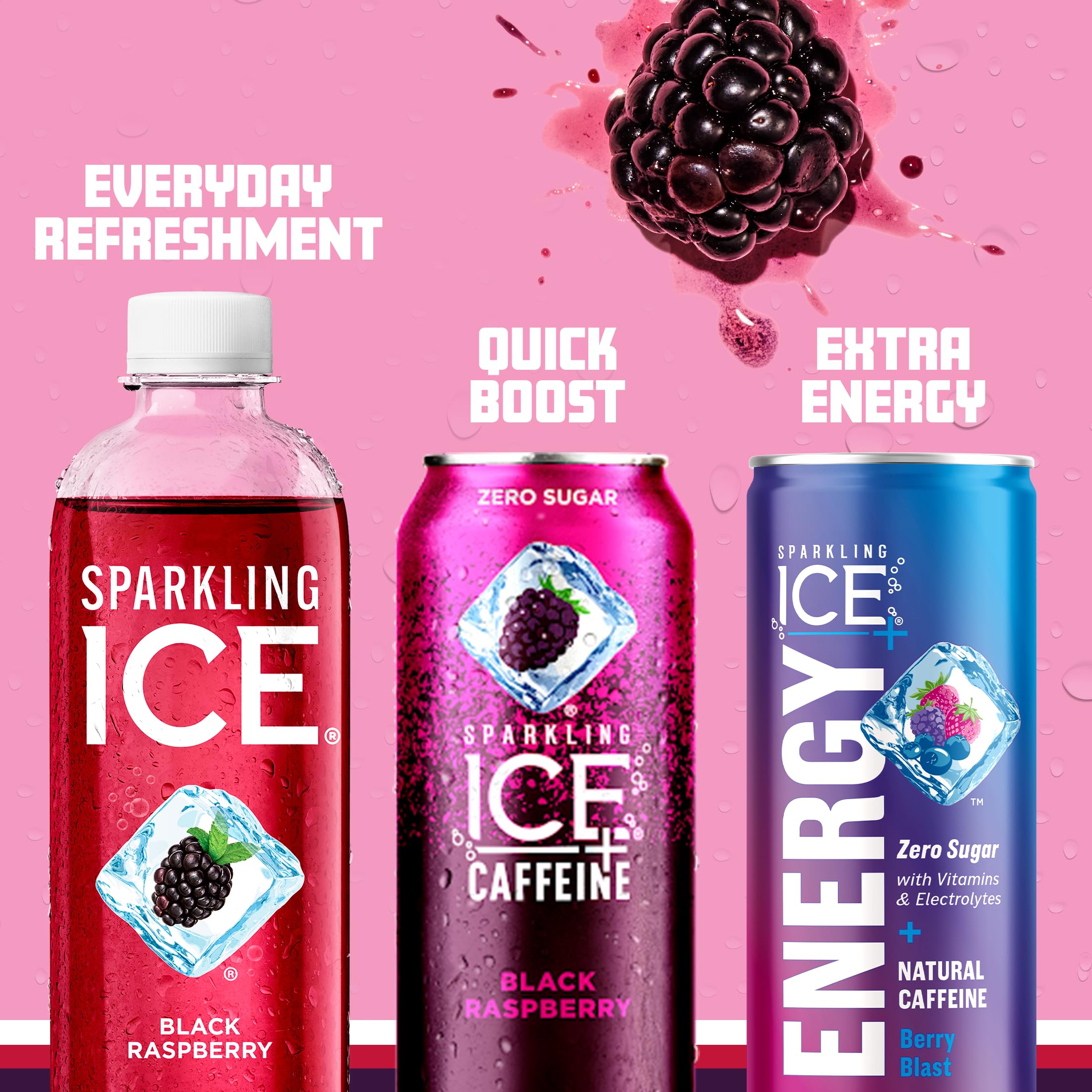 Sparkling Ice Purple Pack zero sugar option for flavorful hydration.