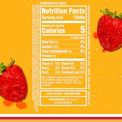 Sparkling Ice Strawberry Watermelon glass being poured, low-calorie flavor option.