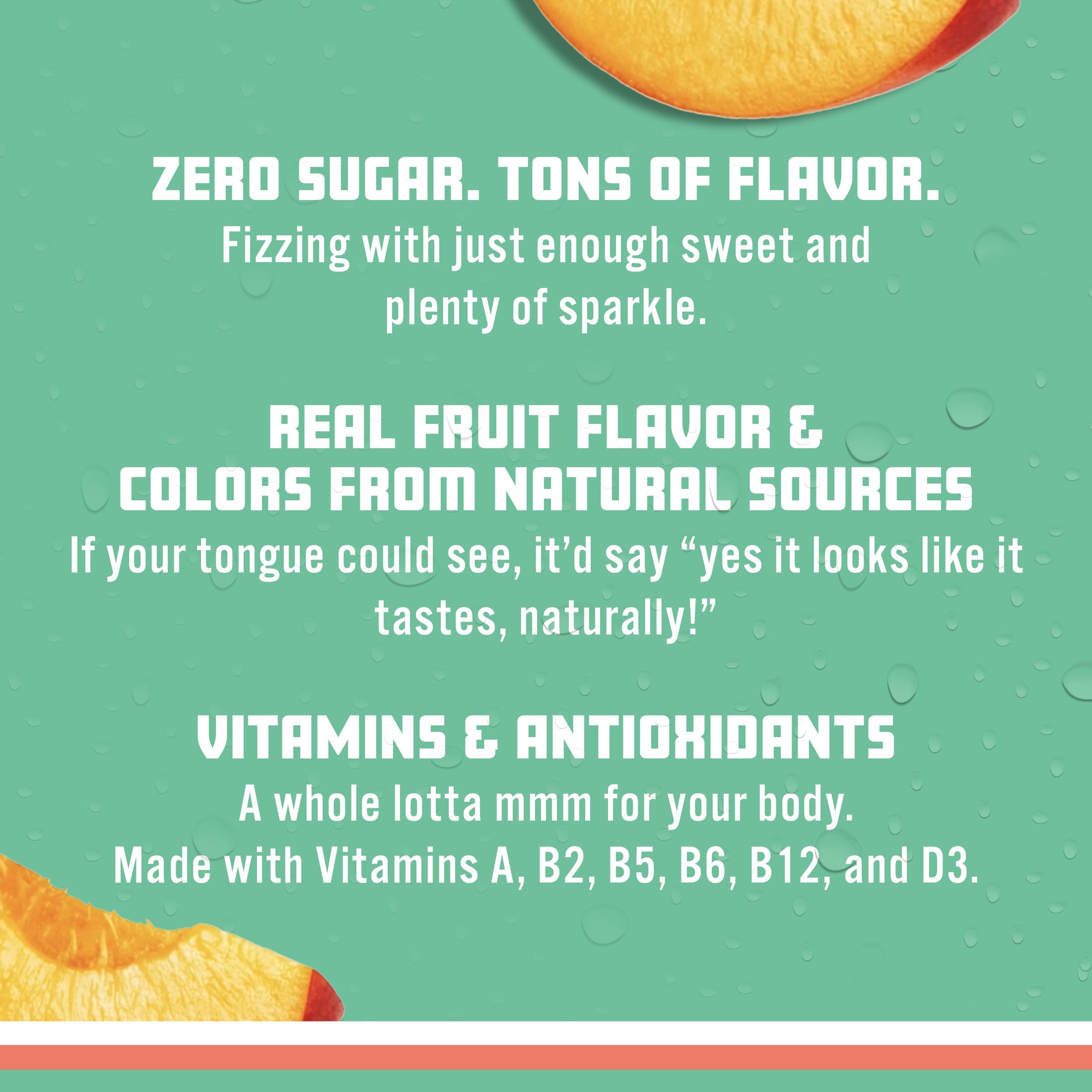 Sparkling Ice ten calories per bottle highlight.