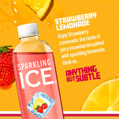 Sparkling Ice bottle highlight vitamins and antioxidants for a healthy-flavor option.