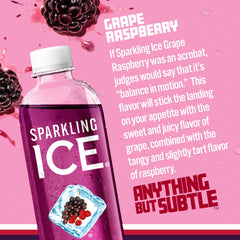 Sparkling Ice zero sugar bottle highlighting low calorie option