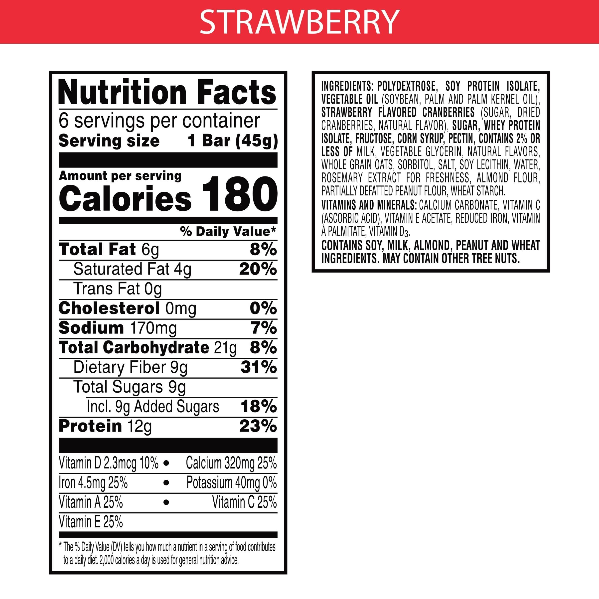 Six-bar box of Special K Strawberry Bars ready for entire week