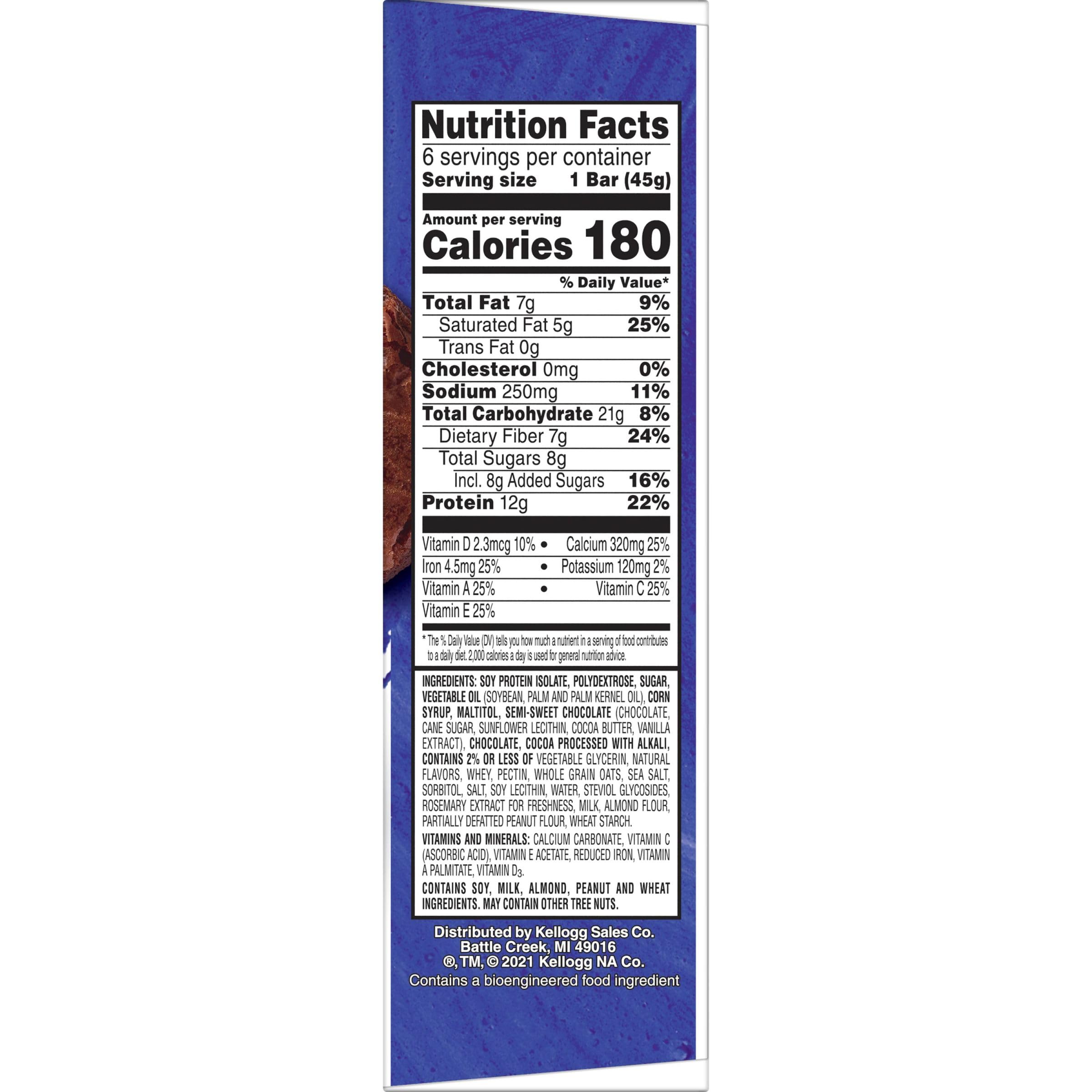 Six-bar box display of Special K Protein Bars