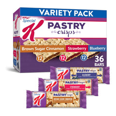Special K Pastry Crisp Brown Sugar Cinnamon with flaky crust for a quick indulgent snack.