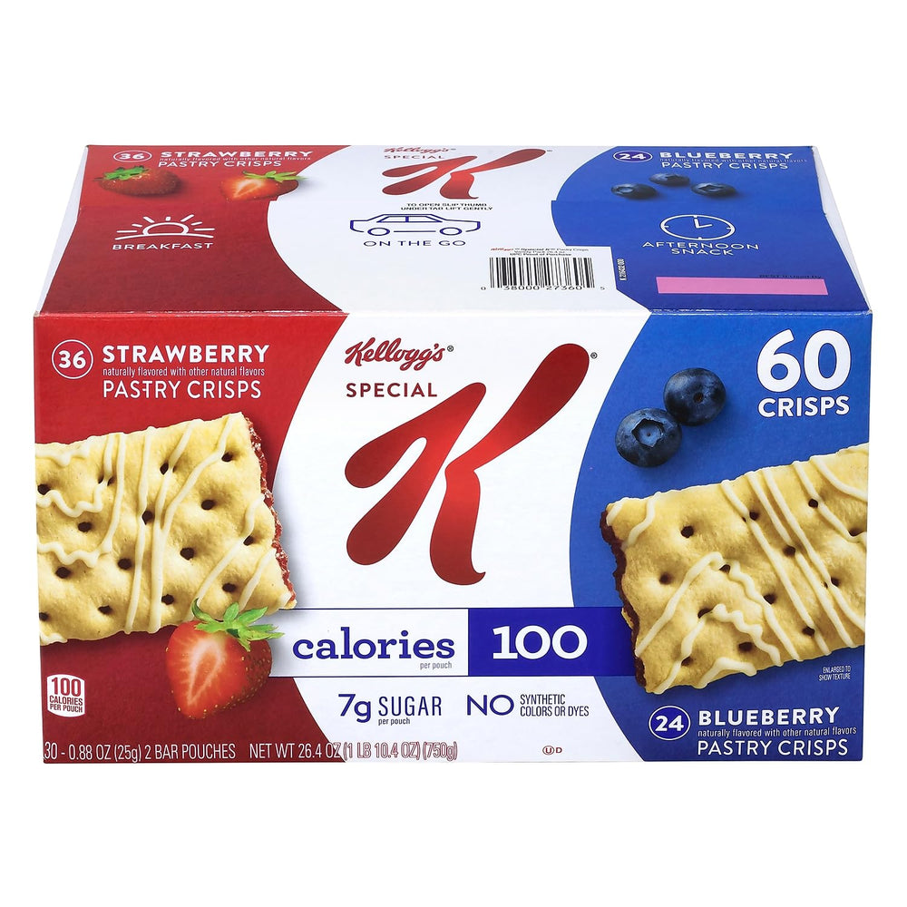 Special K Pastry Crisp cookies and creme chocolate pack, ideal for a quick energy boost