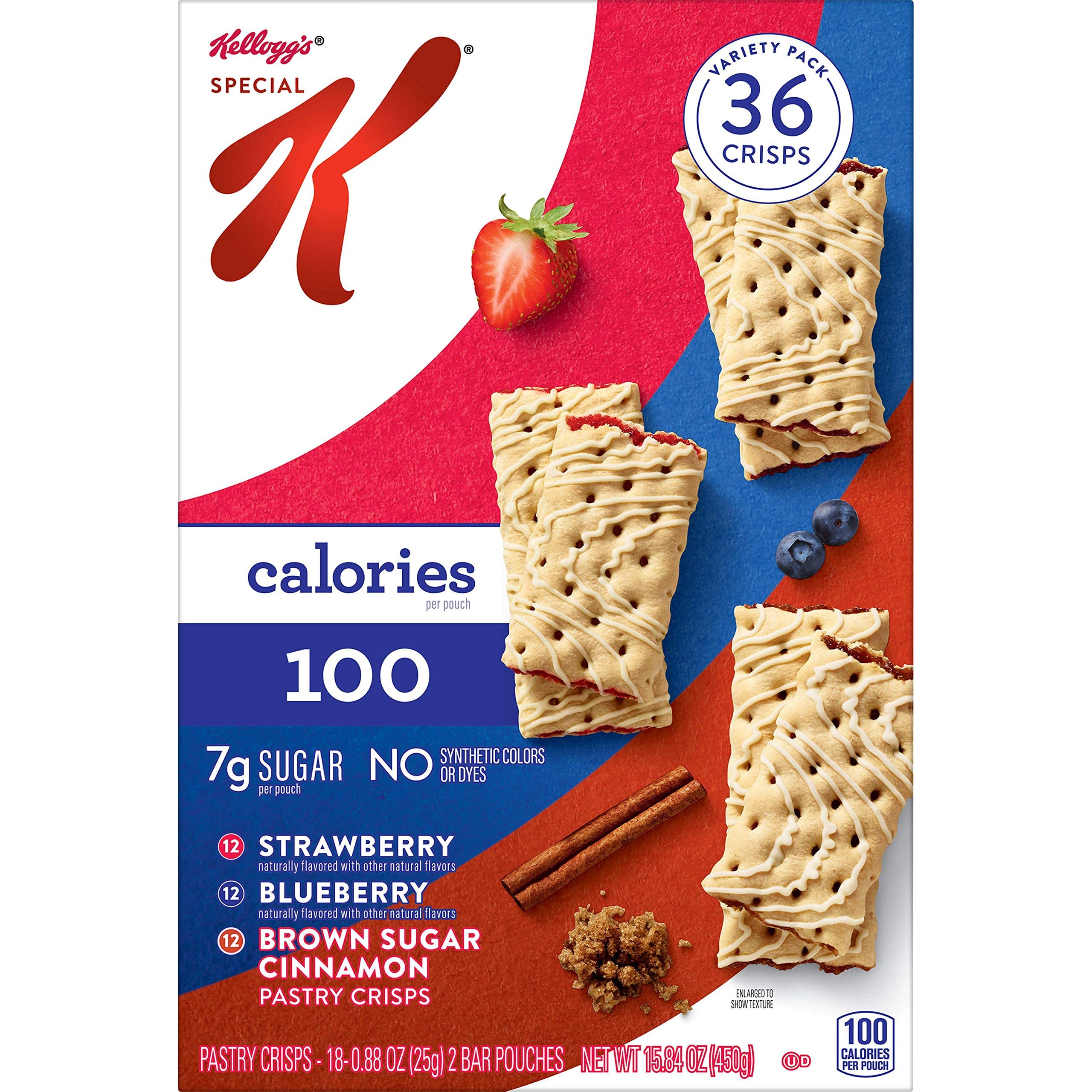 Special K Pastry Crisp fruity filling close-up highlighting flavor variety.