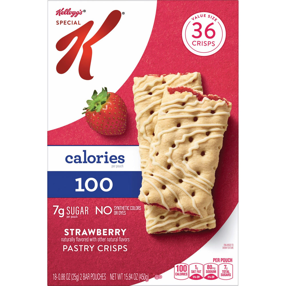 Special K Pastry Crisps strawberry-filled center close-up