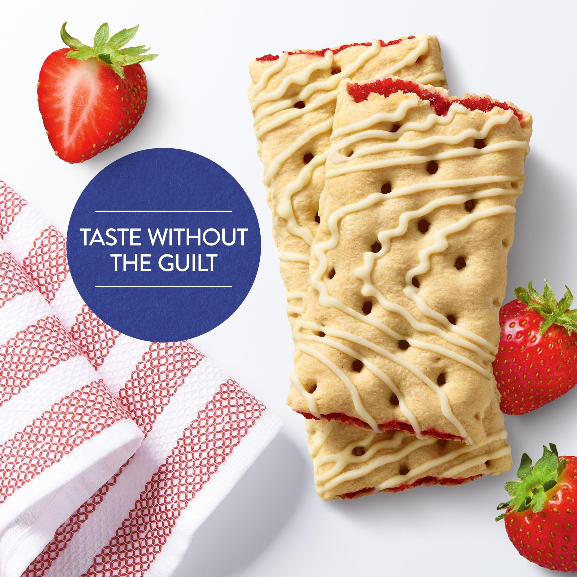 Special K Pastry Crisps strawberry filling close-up for flavor