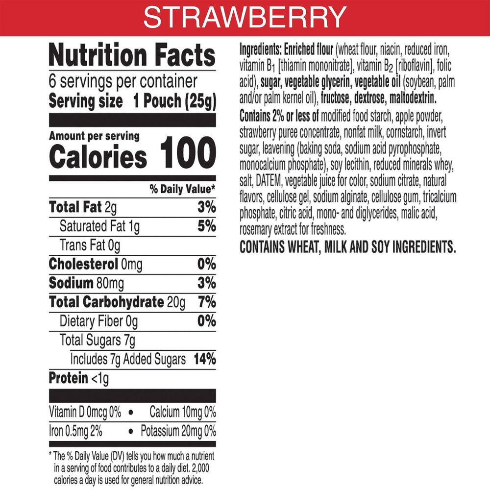 Special K Bar Pastry Crisps strawberry filling visible, gooey center in flaky crust